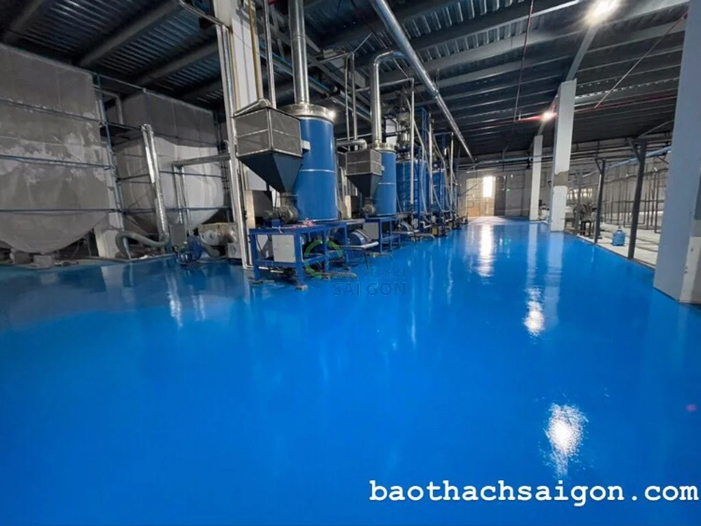 Thi công sơn lăn nền epoxy sơn lăn nhà xưởng