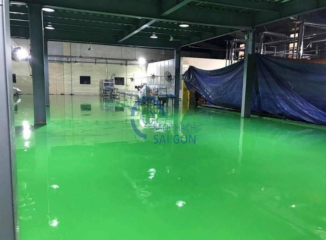 Sơn sàn epoxy tự san phẳng