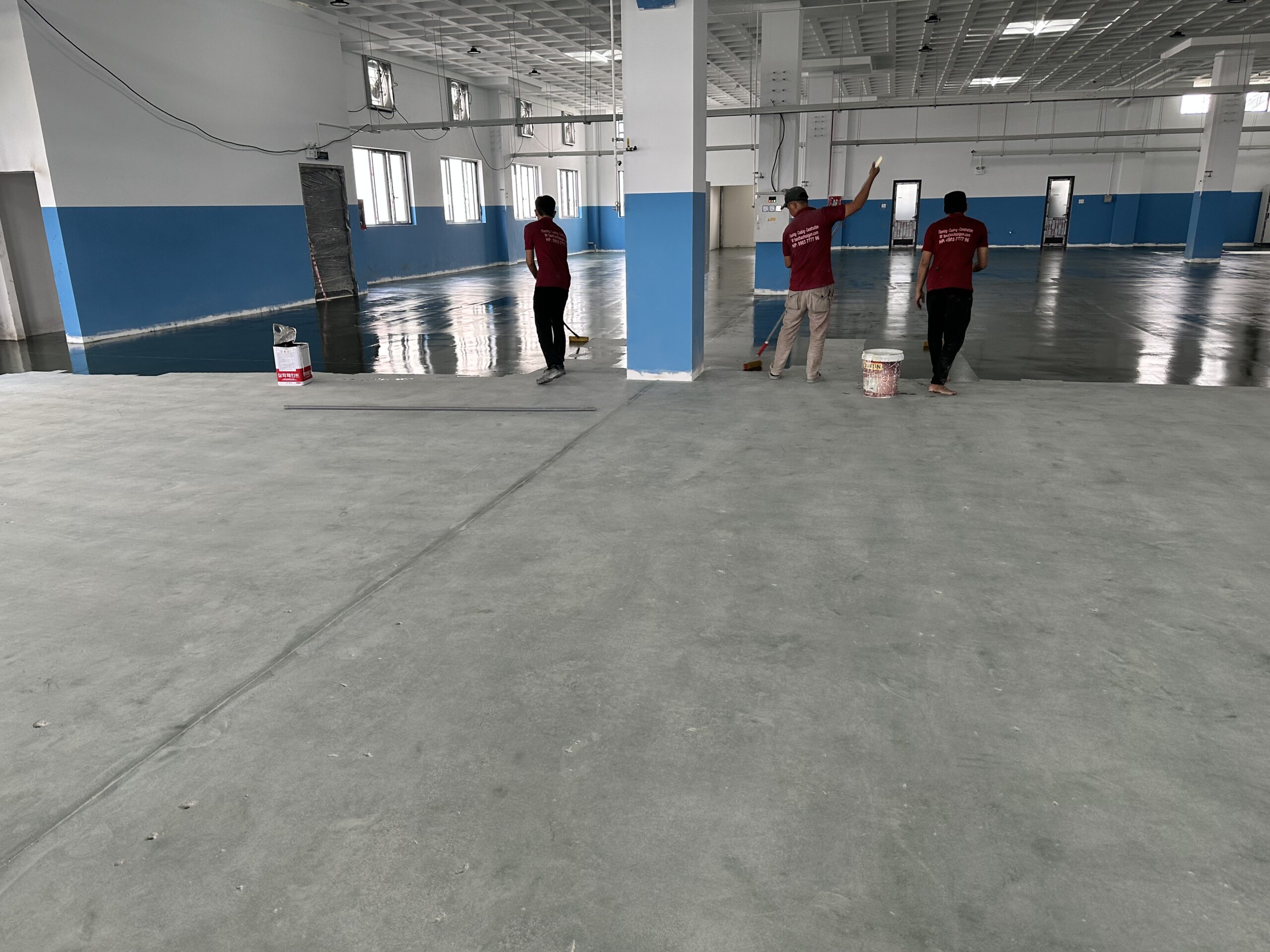 tthi công sơn epoxy tự san phẳng lớp sơn lót thi công sơn epoxy tự san phẳng lớp sơn lót