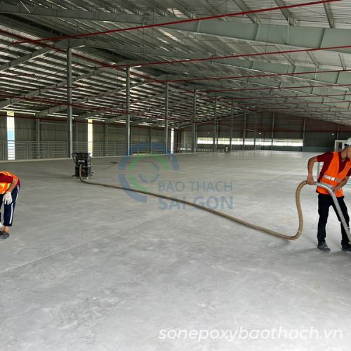 Mài sàn bê tông Chuẩn bị bề mặt trước khi sơn epoxy