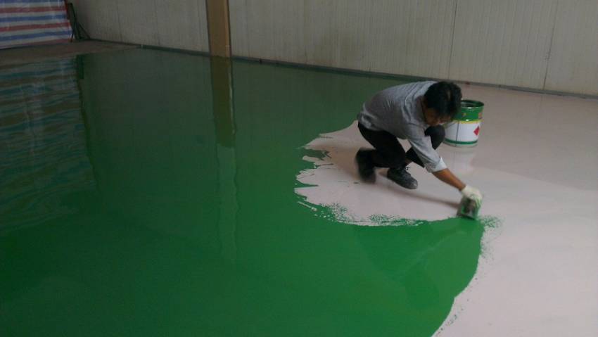 thi công sơn sàn epoxy