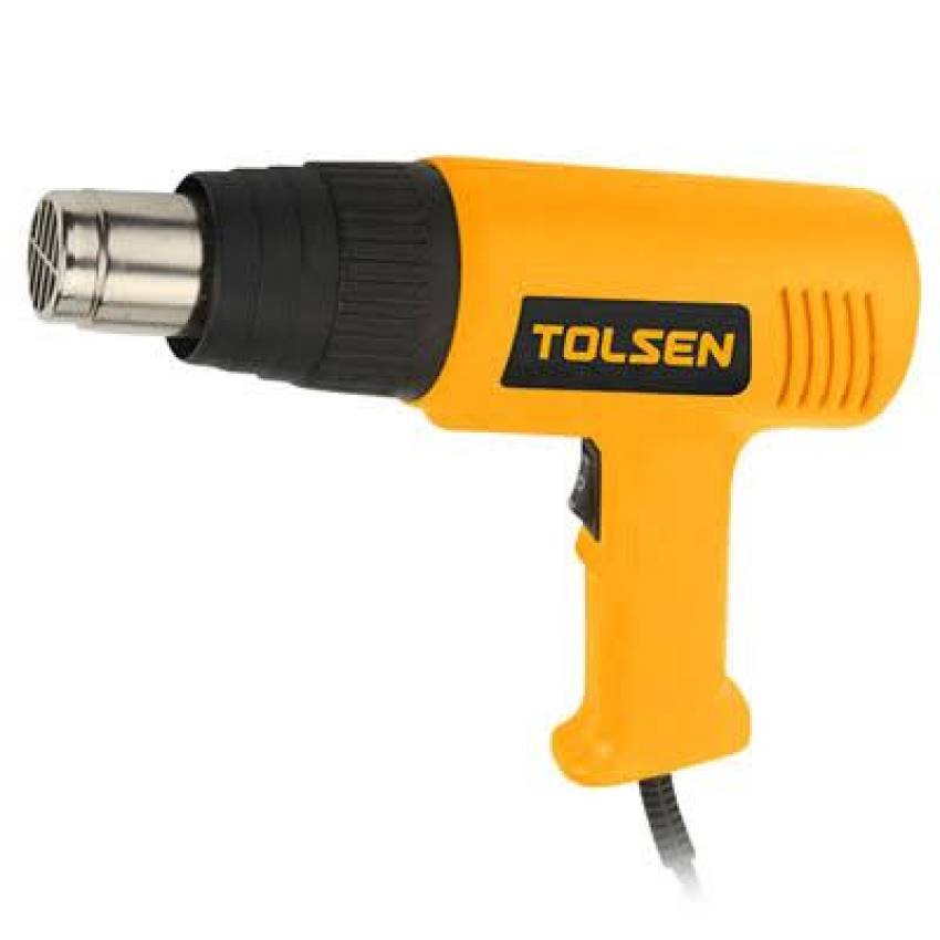 Súng thổi hơi nóng giúp lớp sơn trên sàn dễ dàng bị đánh bay