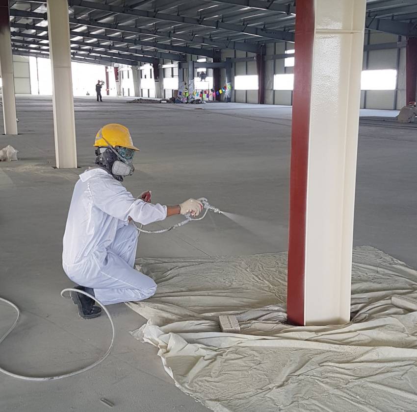 Dịch vụ thi công sơn chống cháy Trà Vinh Dịch vụ thi công sơn chống cháy Trà Vinh