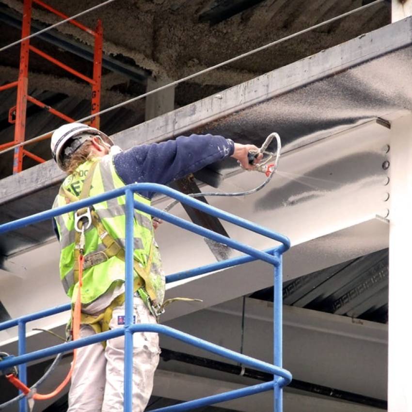 Đơn vị thi công sơn chống cháy Quận 12 chuyên nghiệp, uy tín