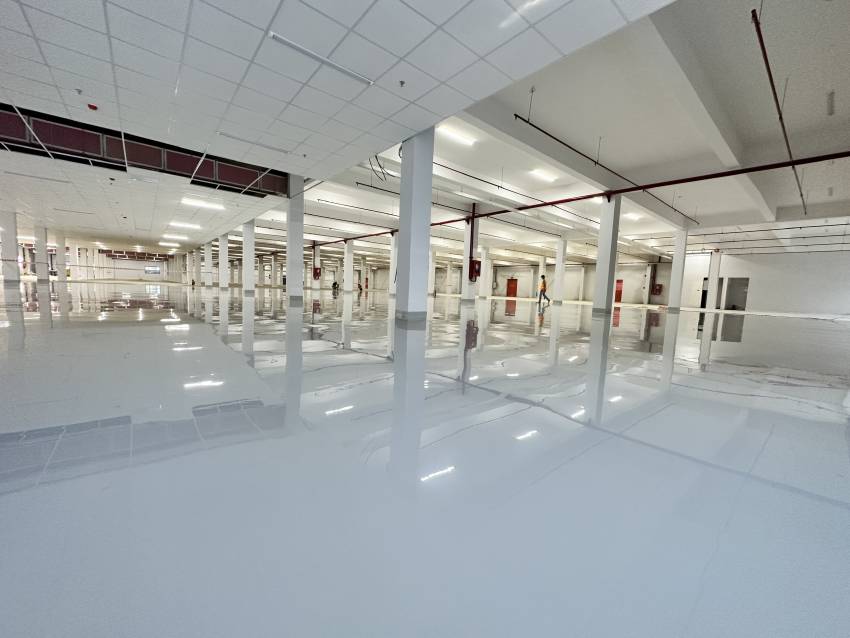 Thi công sơn sàn Epoxy khu công nghiệp tại An Giang