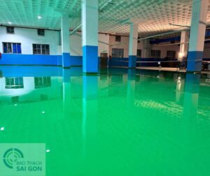 Thi công sơn sàn Epoxy khu công nghiệp tại Vũng Tàu