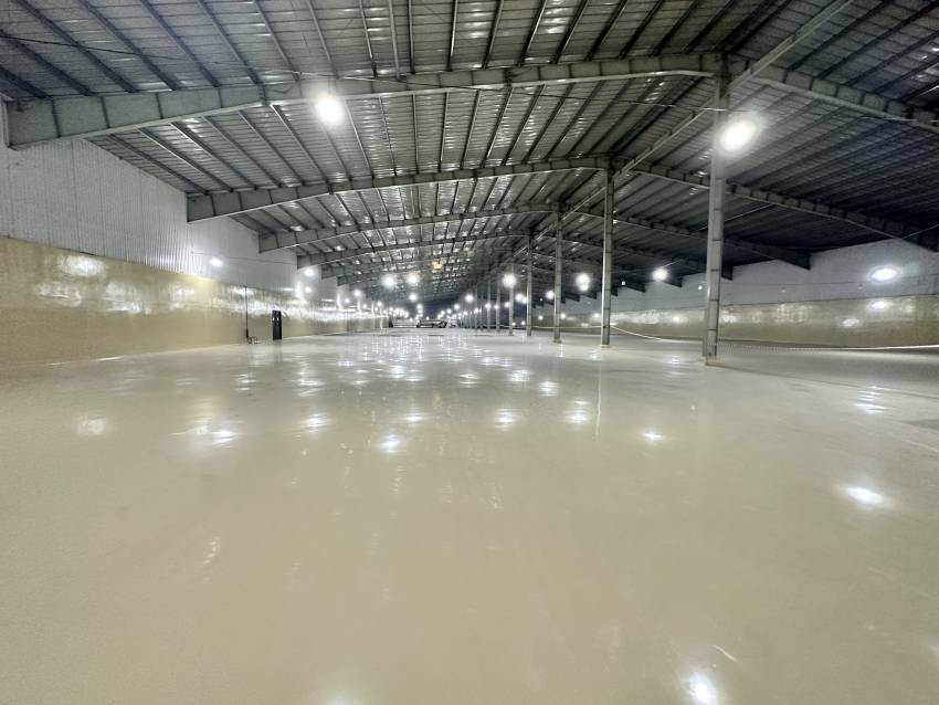 Tổng quan thi công sơn sàn Epoxy khu công nghiệp tại Vĩnh Long Tổng quan thi công sơn sàn Epoxy khu công nghiệp tại Vĩnh Long