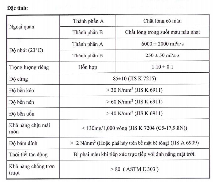 Sơn Epoxy Jolyace JE-2500 Sơn Epoxy Jolyace JE-2500