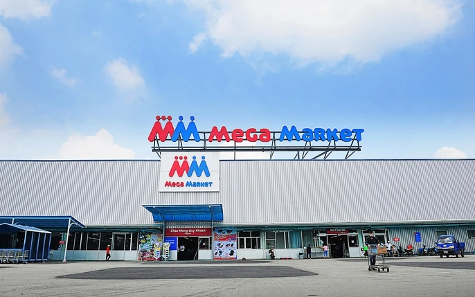 Thi công sơn sàn PU Sika Ucrete siêu thị Mega Market